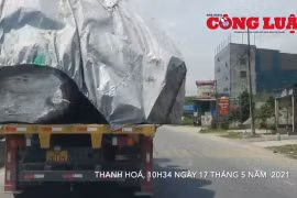 Thanh Hoá: Tình trạng xe quá tải, quá khổ vẫn tái diễn