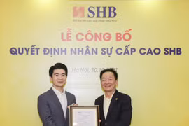 SHB bổ nhiệm ông Đỗ Quang Vinh làm Phó Tổng Giám đốc 