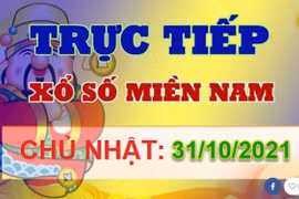 XSMN 31/10: Trực tiếp kết quả xổ số miền Nam hôm nay chủ nhật