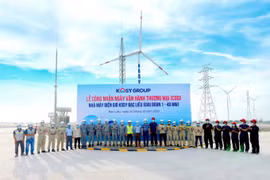 Nhà máy Điện gió Kosy Bạc Liêu hoàn thành, chính thức phát điện thương mại
