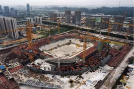 Sân vận động bóng đá của Tập đoàn Evergrande vừa bị chuyển giao cho chính phủ tiếp quản