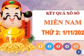 XSMN 1/11: Trực tiếp kết quả xổ số miền Nam hôm nay thứ 2