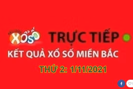 XSMB 1/11: Trực tiếp kết quả xổ số miền Bắc hôm nay thứ 2