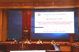 Nhiều ý kiến tâm huyết góp ý cho Dự thảo Nghị định quy định chi tiết một số điều của Luật BVMT 2020