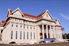 Nghiệm thu hoàn thành công trình Nhà Quốc hội mới của Lào