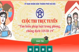 Hà Nội: Hơn 1 triệu người thi tìm hiểu pháp luật về phòng, chống Covid-19