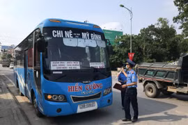 Tăng cường phòng chống dịch bệnh COVID-19 trên phương tiện xe khách liên tỉnh