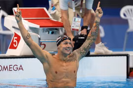 Kình ngư Dressel giành HCV thứ 4 tại Olympic Tokyo 2020