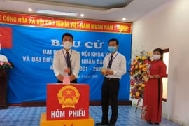 Cử tri huyện đảo Bạch Long Vĩ nô nức đi bầu cử sớm
