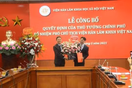 Công bố quyết định bổ nhiệm Phó Chủ tịch Viện Hàn lâm Khoa học Xã hội Việt Nam