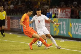 Đội tuyển Philippines quyết thắng Trung Quốc để vào vòng loại thứ 3 World Cup 2022