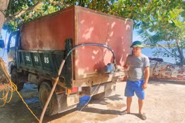Quảng Bình: Dân “khát nước” sinh hoạt do nguồn cung bị nhiễm mặn, phèn