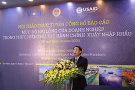 Doanh nghiệp hài lòng hơn với chất lượng giải quyết thủ tục hành chính xuất nhập khẩu