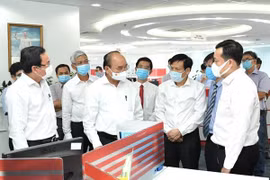 Chủ tịch nước thăm một số cơ quan báo chí của TP Hồ Chí Minh