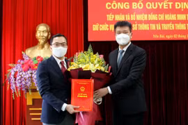 Bổ nhiệm Giám đốc Sở Thông tin và Truyền thông tỉnh Yên Bái
