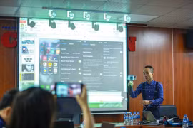 Bồi dưỡng kỹ năng sản xuất video, ảnh báo chí bằng thiết bị di động