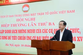 Ứng cử viên đại biểu Quốc hội chuyên trách ở Trung ương được lựa chọn chặt chẽ
