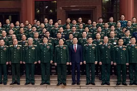Quân ủy Trung ương gặp mặt đại biểu dự Đại hội XIII của Đảng