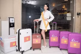 Ái Nhi sang Ai Cập thi Hoa hậu Liên lục địa 2021