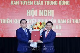 Đồng chí Trần Thanh Lâm giữ chức Phó Trưởng ban Tuyên giáo Trung ương
