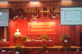 Hội thảo khoa học 'Phát triển, phối hợp lực lượng trong công tác bảo vệ nền tảng tư tưởng của Đảng'
