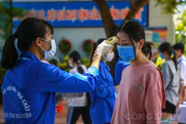 Siết chặt quy định phòng, chống dịch COVID-19 tại các điểm làm thủ tục thi tốt nghiệp THPT 2021