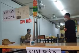 Từ 12h ngày 19/12, quận Hai Bà Trưng dừng bán hàng ăn uống tại chỗ