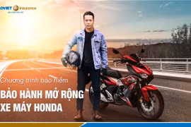Tăng lợi ích cho khách hàng với gói bảo hành mở rộng xe máy Honda của bảo hiểm Bảo Việt