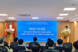Thanh Hóa: Tập huấn công tác thông tin và xử lý thông tin báo chí