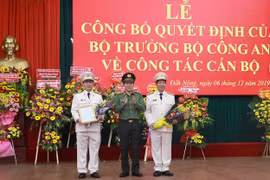 Bộ Công an Công bố quyết định điều động, bổ nhiệm Giám đốc Công an tỉnh Đắk Lắk và Đắk Nông