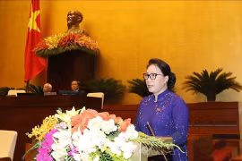 Chủ tịch Quốc hội Nguyễn Thị Kim Ngân phát biểu Khai mạc kỳ họp thứ 7
