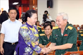 Chủ tịch Quốc hội dự Lễ kỷ niệm 44 năm ngày giải phóng miền Nam, thống nhất đất nước