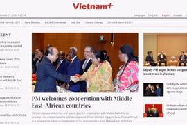VietnamPlus ra mắt giao diện mới cho các phiên bản tiếng nước ngoài
