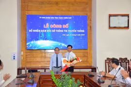 Bổ nhiệm Giám đốc Sở Thông tin và Truyền thông tỉnh Thừa Thiên Huế