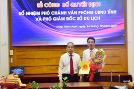 Thừa Thiên Huế: Bổ nhiệm Phó giám đốc Sở Du lịch và Phó Chánh Văn phòng UBND tỉnh