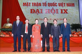 Bế mạc trọng thể Đại hội đại biểu toàn quốc Mặt trận Tổ quốc Việt Nam lần thứ IX