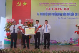 Đồng Tháp có thêm 9 xã đạt chuẩn Nông thôn mới