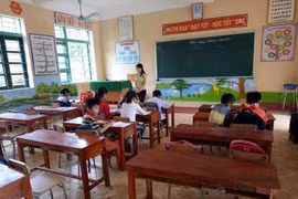 Trường tiểu học Đồng Lương (Thanh Hóa): Rất nhiều học sinh vẫn chưa dám đến lớp