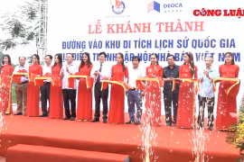 Khánh thành đường vào Di tích lịch sử quốc gia “Địa điểm thành lập Hội Nhà báo Việt Nam”