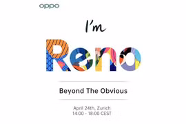 OPPO Reno sẽ trình làng ngày 24/4 tại Zurich