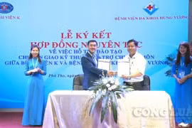 Bệnh viện tư nhân đầu tiên trở thành Bệnh viện vệ tinh của Bệnh viện K
