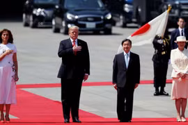 Tổng thống Trump hội kiến Quốc vương Nhật Bản