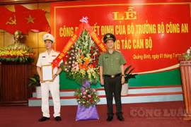 Phó Chánh thanh tra Bộ Công an được bổ nhiệm làm Giám đốc Công an tỉnh Quảng Bình