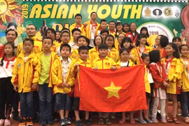 Việt Nam xếp thứ 2 toàn đoàn tại Giải cờ vua trẻ châu Á - năm 2019