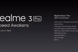 Realme 3 Pro- đối thủ Redmi Note 7 Pro sắp ra mắt