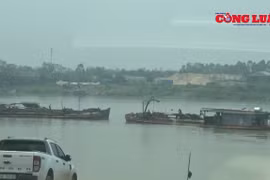 Sở TN&MT Hưng Yên đề nghị “tạm dừng” nạo vét các bến khách ngang sông Hồng tại Khoái Châu