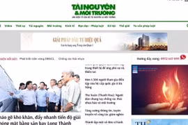 Báo điện tử Tài nguyên và Môi trường ra mắt giao diện mới