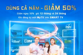 Siêu giảm giá 50% cho khách hàng đăng ký truyền hình MyTV qua ứng dụng