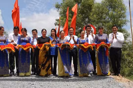 Khánh thành cầu 30/4 do Báo Giao thông và Công ty SASCO tài trợ