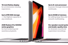 MacBook Pro 16 inch chính thức ra mắt: nhiều cải tiến, giá không đổi